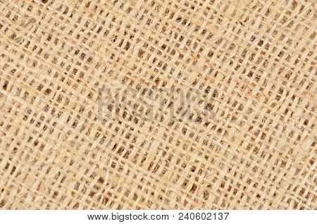 Close Up Of Natural Bagging Texture Background