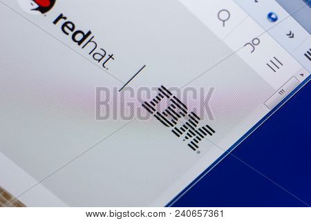 Ryazan, Russia - May 13, 2018: Ibm Website On The Display Of Pc, Url - Ibm.com