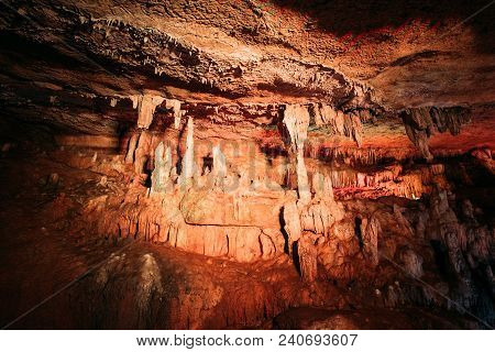 Kutaisi, Georgia. View Of Sataplia Karst Cave In State Sataplia Reserve.
