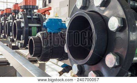 Industrial Pipes And Engine