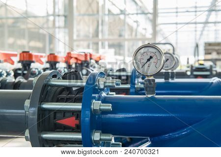 Industrial Pipes And Engine