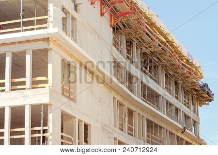 Construction Of A House, Tools For Construction, A Monolithic Multi-storey Concrete House, Supports 