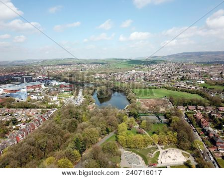 Ariel Photo Of Stamford Park In Ashton Another Suburb Of Manchester