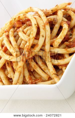 Bucatini all'amatriciana