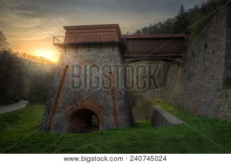 Construction Of The Charcoal Ironworks Known As Frantiscina Hut Near Adamov, Czech Republic