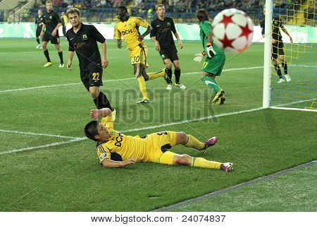 Partita di calcio FC Metalist Vs Pfc Luzenac