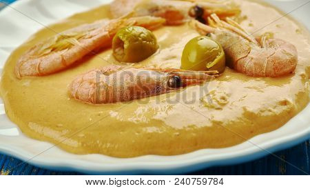 Brazilian Shrimp Stew  - Vatapa Close Up