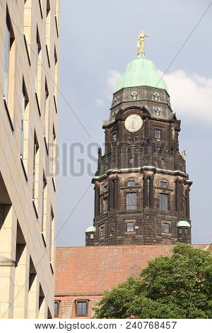 Dresden City In Germany (state Of Sachsen). City Hall.