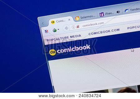 Ryazan, Russia - May 13, 2018: Comicbook Website On The Display Of Pc, Url - Comicbook.com