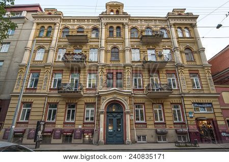 Building Number 13 On Velyka Zhytomyrska Street.