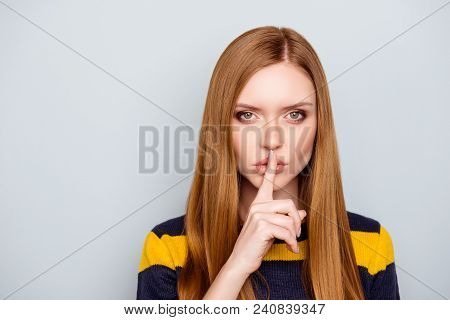 Conspiracy People Person Hand Holding Employment Education Concept. Close Up Portrait Of Confident S