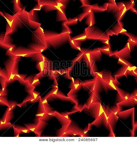 abstrakt glödande kol sömlösa