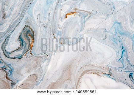 Liquid Marble Texture. Abstract Painting, Can Be Used As A Trendy Background For Wallpapers, Posters