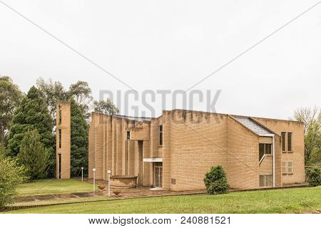 Mooi River, South Africa - March 22, 2018: The Dutch Reformed Church In Mooi River, In The Kwazulu-n