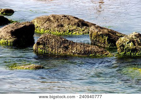 Rocks In The Water. Beautiful Rocks In The Sea