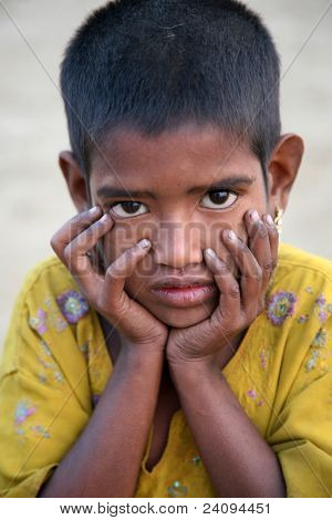 Portrait Of Indian Girl