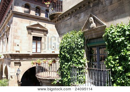 Poble Espanyol, spanisches Dorf in Barcelona, Spanien