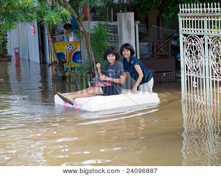 2011 Ayuttaya, 태국 우기