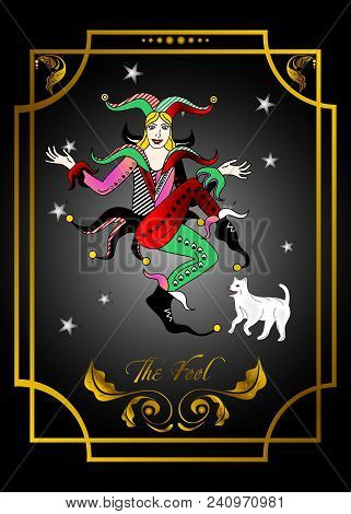 The Illustration - The Card From Taro Deck - Joker.