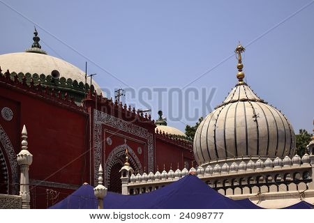 Nizamuddin komplex mešita Grave New Delhi Indie