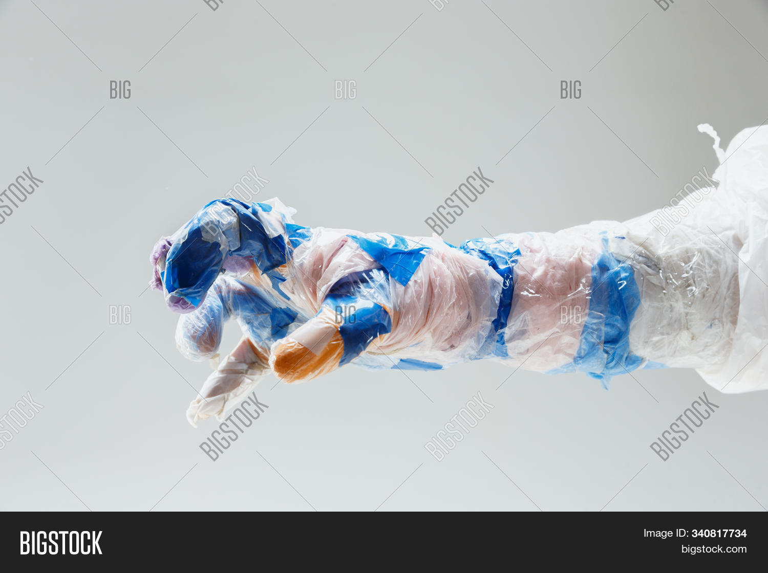 Big Plastic Hand Made Image & Photo (Free Trial) Bigstock