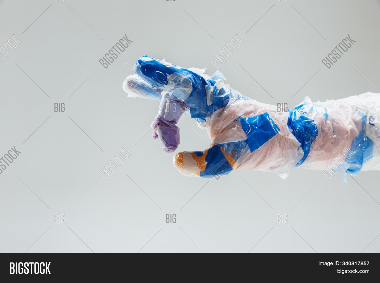 Big Plastic Hand Made Image & Photo (Free Trial) Bigstock