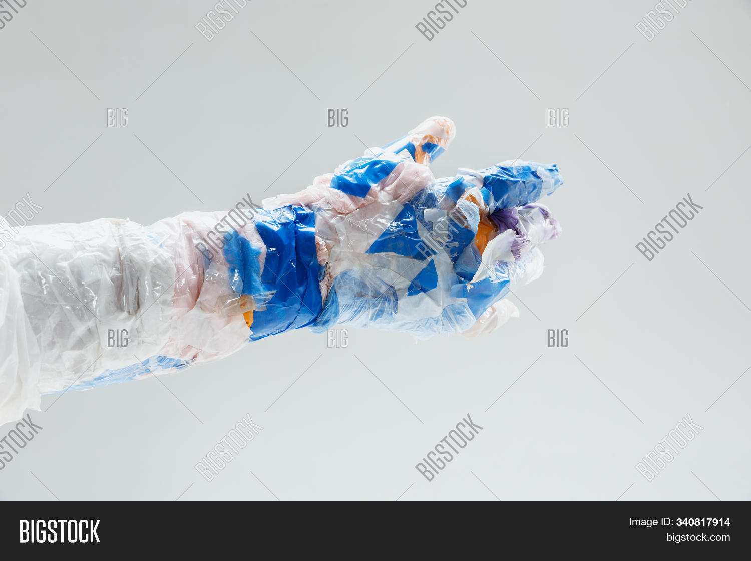 Big Plastic Hand Made Image & Photo (Free Trial) Bigstock