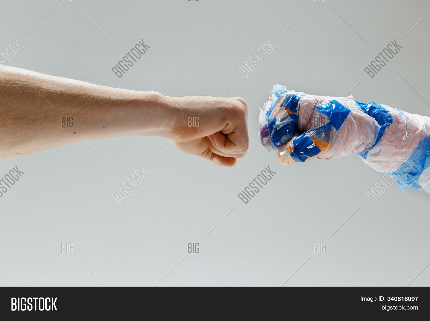 Big Plastic Hand Made Image & Photo (Free Trial) Bigstock