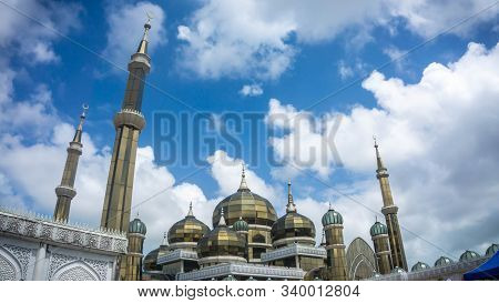 Crystal Mosque Or Masjid Kristal In Kuala Terengganu, Terengganu, Malaysia.