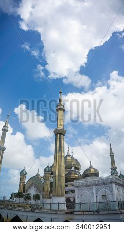 Crystal Mosque Or Masjid Kristal In Kuala Terengganu, Terengganu, Malaysia.