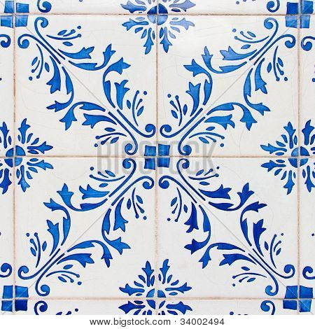 Ročník azulejos z Portugalska