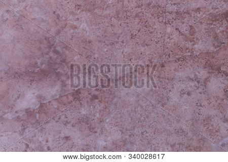 Blur Close-up Pattern Of Marble Is A Beautiful Background. Have Some Hole And Small Noise.