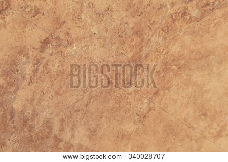 Blur Close-up Pattern Of Marble Is A Beautiful Background. Have Some Hole And Small Noise.
