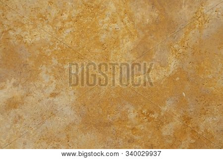 Blur Close-up Pattern Of Marble Is A Beautiful Background. Have Some Hole And Small Noise.