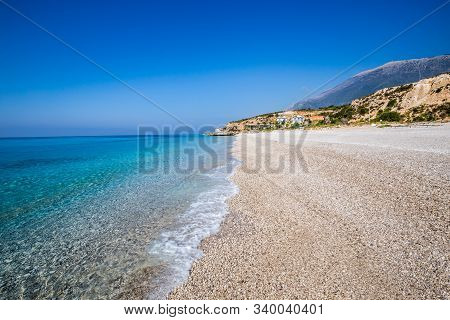Empty Dhermi Beach - Dhermi, Himare, Albania