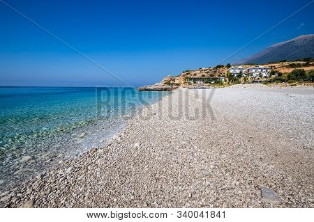 Empty Dhermi Beach - Dhermi, Himare, Albania