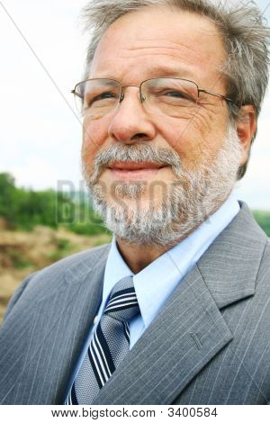Homme d'affaires senior