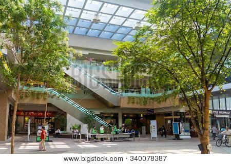 People Are Shopping In Takamatsu Shopping Street.