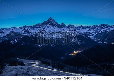 Il Monviso, A Mountain In The Cottian Alps That Has Become A Unesco Heritage Site