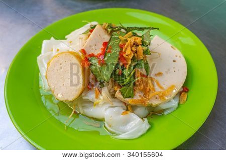 Fresh Cooked Vietnamese Flavored Steamed Rice Pancake Rolls- Banh Uot