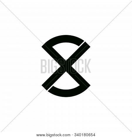 Letter Sx Simple Geometric Logo Vector Unique