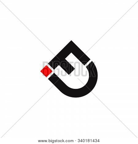 Letter Fj Simple Geometric Logo Vector Unique