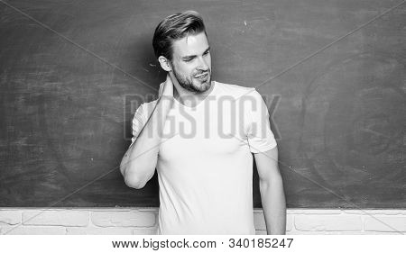 Advantages For Male Elementary Teacher Are Abundant. Teacher Best Friend Of Learners. Master Of Simp