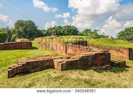 View At The Ancient Ruins Of Govinda Bhita - Bangladesh