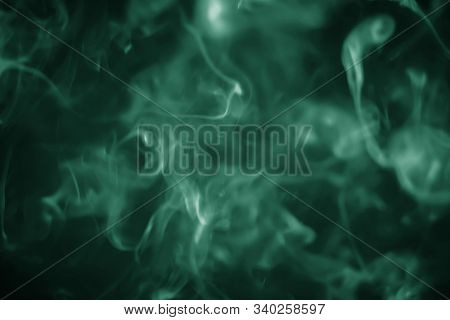 Smoke Aqua Menthe Background
