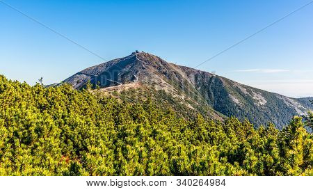 Snezka - The Highest Mountain Of Czech Republic. Krkonose National Park, Giant Mountains