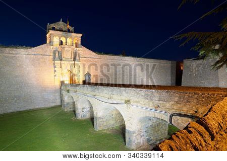 Castle of St. Peter, known as La Ciudadela, Jaca, Huesca, Aragon, Spain.