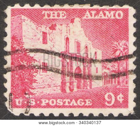 Saint Petersburg, Russia - November 25, 2019: Postage Stamp Printed In Usa With The Image Of The Ala