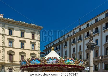 Piazza Della Repubblica (republic Square) Is A City Square In Florence, Italy. It Was Originally The