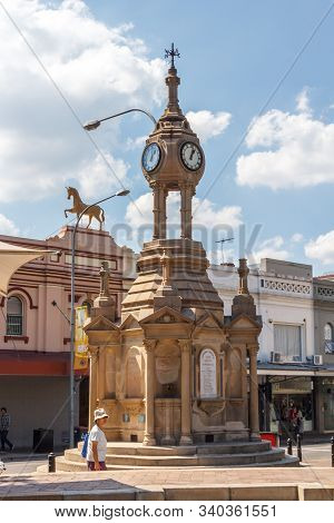 Sydney, Australia - March 27th 2013: Clock Tower In Paramatta. This Is A Western Suburb Of The City.